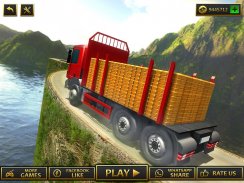 Bergauf Gold Transporter LKW f screenshot 5