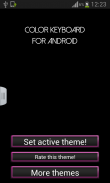 Tastiera a colori per Android screenshot 4