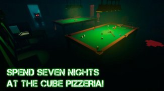 Malam di Cube Pizzeria 3D - 4 screenshot 1