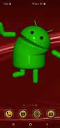 Android Robot Dancing Live Wallpaper screenshot 1