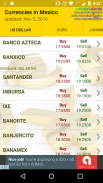 Currencies Exchange in Mexico: screenshot 1