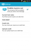 Websms - mysms out Connector screenshot 2