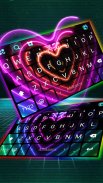 Love LED Neon Keyboard Background screenshot 3