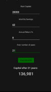 Simple, Compound Interest Calc screenshot 1