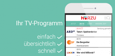 HÖRZU TV Programm als TV-App