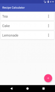 Recipe Calculator screenshot 1