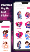 Hug Me Love Stickers & valentineday emoji screenshot 1