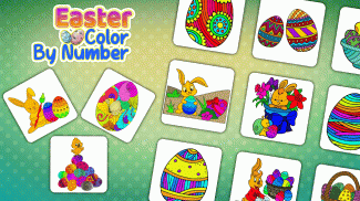 Easter Eggs Color by Number screenshot 2