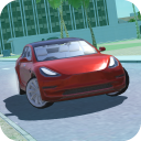 Urban Electric Car Game Icon