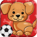 Beautiful puppies puzzle Icon