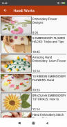 Learn Embroidery by hand Video screenshot 1