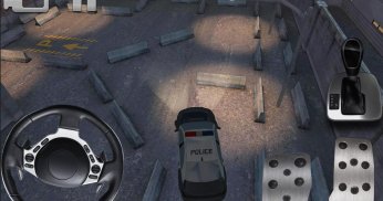 police car parking 3D HD screenshot 0