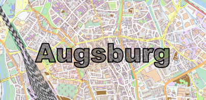 Augsburg Offline City Map