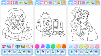Glitter Beauty Coloring Pages screenshot 7