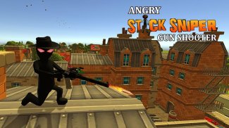 Angry Stick Sniper Gun Shooter screenshot 6