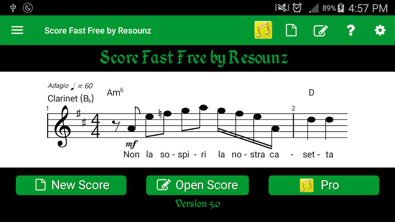 Score Fast Pro: compose, notat for Android - App Download