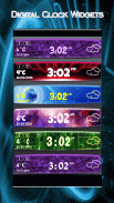 Digitale Uhr Widgets screenshot 1