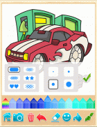 Ausmalbilder für Kinder: Autos screenshot 0