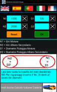 Calcolo Giri e Diam Pulegge screenshot 1