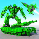 Army Robot Jet Car Transform Icon