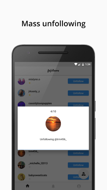 Unfollowers for Instagram | Download APK for Android - Aptoide - 360 x 640 png 62kB