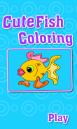 Coloring Game-Cute Fish screenshot 6