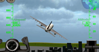 Avião simulador de vôo 3D screenshot 0