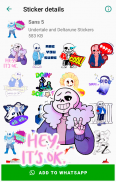 Sans Undertale and Deltarune Stickers for WhatsApp screenshot 0