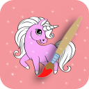 Coloring Book From Unicorn Icon