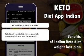 Keto Diet Plan App Indian screenshot 1