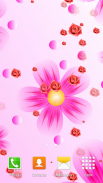 चमक फूल लाइव वॉलपेपर screenshot 6