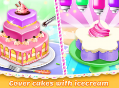 лед Кремовый цвет Торт производитель : Десерт шеф screenshot 5