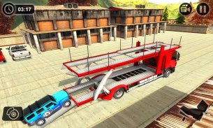Permainan truk Trailer Transporter kendaraan screenshot 3