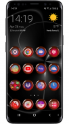Theme Launcher - Orb Red Icon Changer Free Round screenshot 0