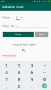 Kalkulator Diskon screenshot 0