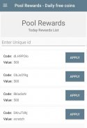 Pool Rewards - Daily Free Coins screenshot 2