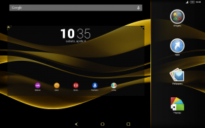 Black & Gold Theme for Xperia screenshot 7