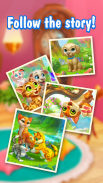 Garden Pets Puzzle - Spiele Match 3 screenshot 4