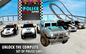 Mega Ramp Police Car Stunts Cop Car GT Racing Game screenshot 7