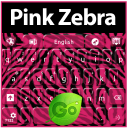 Pink Zebra Keyboard Icon