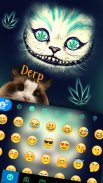 High Cat Smile Tema de teclado screenshot 2