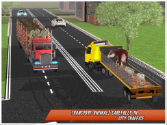 مزرعة الحيوانات شاحنة النقل screenshot 9