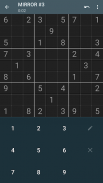 Mirror Sudoku. Symmetry Sudoku. 400 Hardest sudoku screenshot 0