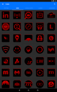 Black and Red Icon Pack v3.3 (Free) screenshot 13