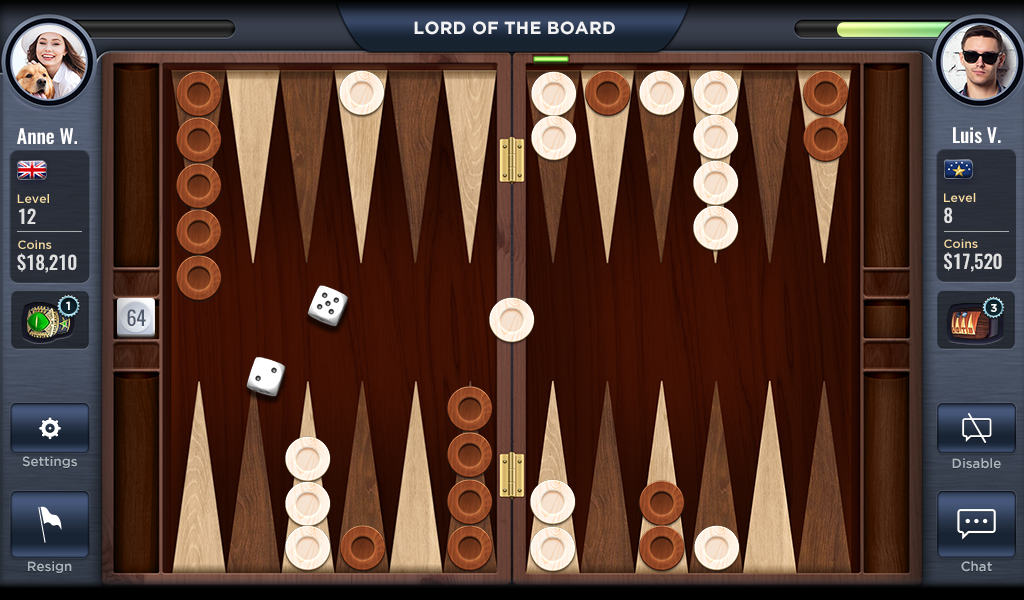 Lord of the Board Backgammon Review - Backgammon Rules