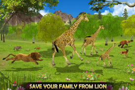 Giraffe Family Life Jungle Sim screenshot 7