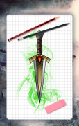 How to draw weapons. Daggers screenshot 15