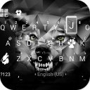 Tema Keyboard Polygon Wolf Icon