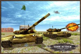 Атака Tank Urban War Sim 3D screenshot 2