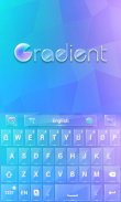 Gradient GO Keyboard Theme screenshot 2